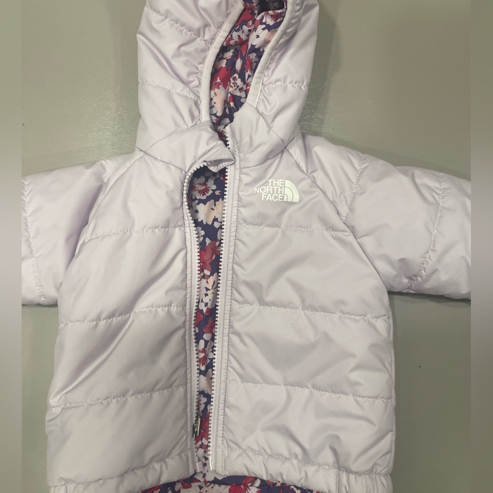 Baby reversible hooded jacket